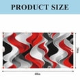 thumbnail image 3 of Red Black Grey Fluorescent Light Covers, Moire Modern Artwork Abstract Magnetic Light Covers for Ceiling Lights, Fluorescent Ceiling Shade Filters for Classroom Bedroom Office 4x2Ft x 1PCS, 3 of 8