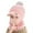 C, variant on Kids Beanie Kids Winter Beanie Hat Children's Warm Fleece Lined Knit Thick Ski Cap with Pom Pom for Boys Girls,F,One Size