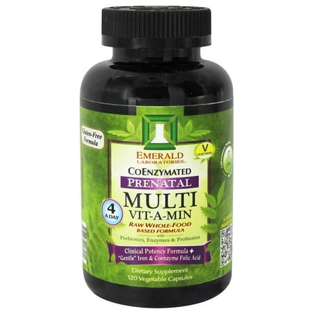 Emerald Labs - Prenatal Multi Vit-A-Min Raw Whole-Food Based Formula - 120 Vegetarian