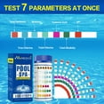 thumbnail image 5 of Pool and Hot Tub Water Test Strips 7-Way  Testing 150 Strips, 5 of 7