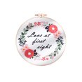 thumbnail image 1 of EastVita Embroidery Kit, Embroidery Starter Kit with Embroidery Cloth, 3 Needles, Frame, Thread, DIY Motivational Floral Needlepoint Kit for Living Room, Bedroom, 1 of 8