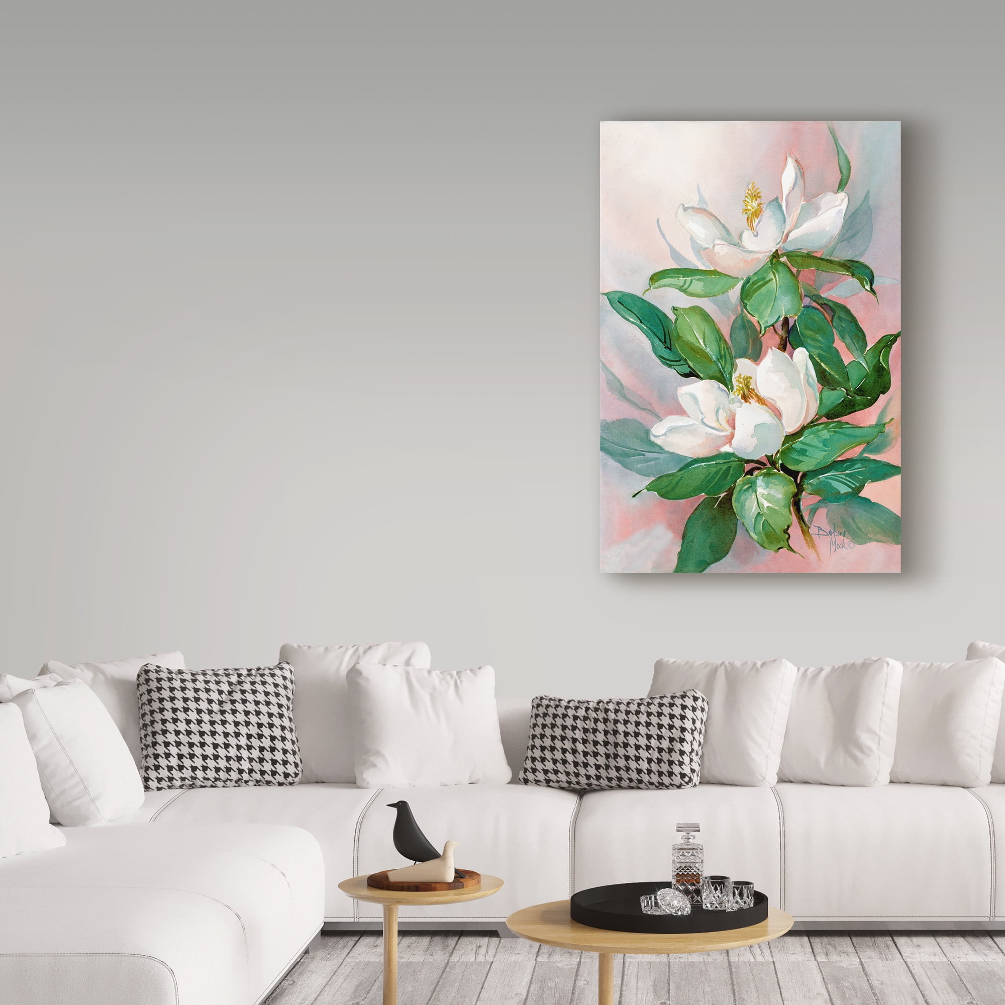 Trademark Fine Art 'Classic Magnolia' Canvas Art by Barbara Mock