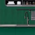 thumbnail image 2 of Select 5 Pack Peel and Stick Backsplash Tiles, Vinyl Self Adhesive Back Splash Stick OnTiles for Kitchen & Bathroom, Linear Design 12” x 12” Wall Tiles, Black, 2 of 7