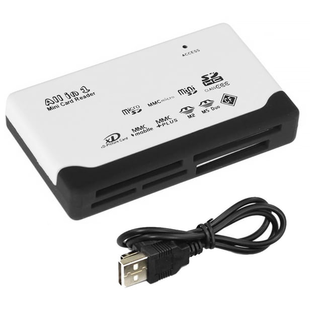 Methold Cámara Universal lector de tarjetas TF hogar escuela velocidad rápida electrónica múltiples tarjetas de memoria adaptador USB 2,0 Type4 NO4