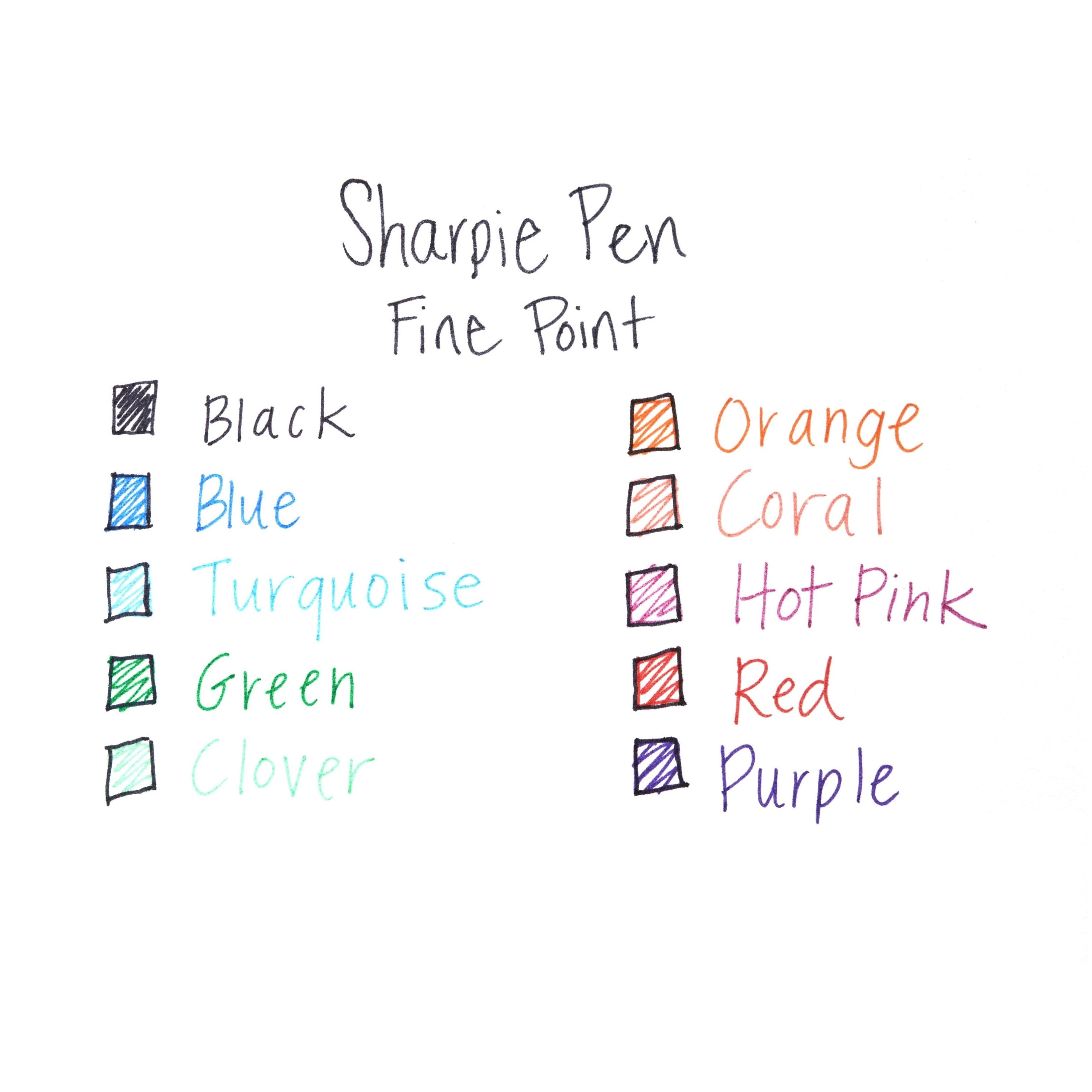 Sharpie® Fine-Point Pens, Fine Point, Black Barrels, Red Ink, Pack Of 12