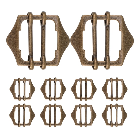 UPKOCH 10pcs Copper Slide Buckle Adjustable Buckle For Women Formal Attire Daily Wear