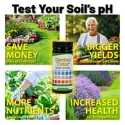 Garden Tutor Soil pH Test Kit, 100 Test Strips with AI Web Reader, Fast Accurate Soil Testing for Garden, Lawn, Vegetables Compost
