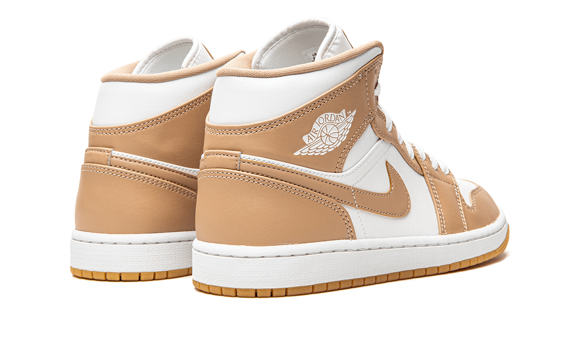 Jordan 1 Mid Tan Gum 2021 - 554724-271 Men’s size 9 Amazon.com | Jordan Mens Air 1 Mid 554724 271 Tan/Gum - Size  main image 4
