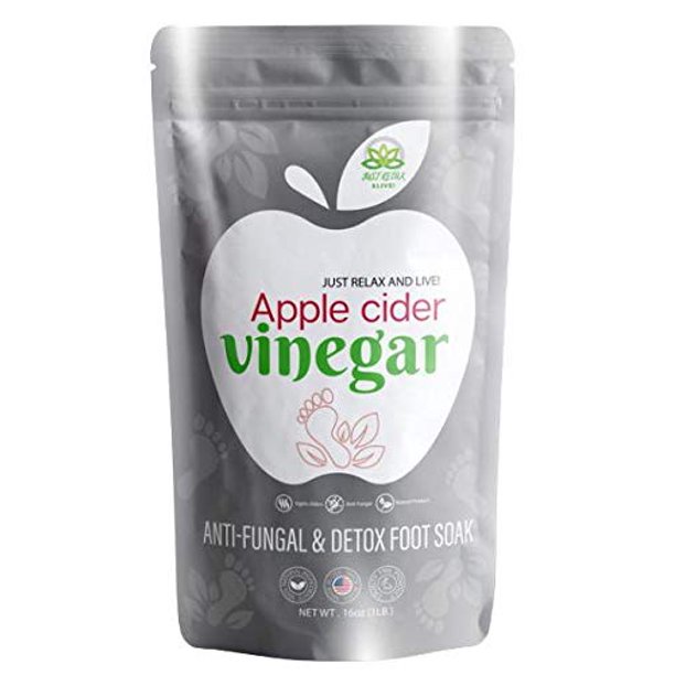 Apple Cider Vinegar Foot Soak and Detox for Tired Achy Feet, Dry Skin