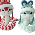 thumbnail image 7 of 2025 Snake Year Doll, Elegant Snake Year Mascot Lion Dance Good Luck, Cute Chinese Style Plush Toy Ornament Gift For Best Friends, 7 of 7
