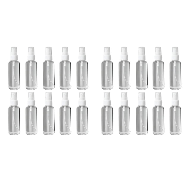 Hioecau Fine Mist Spray Bottle Set Leak-proof Mini Empty Bottle Clear Refillable Spray Bottle Container