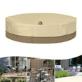 thumbnail image 5 of Table Cover, Round Table and Chair Set Cover, Outdoor Table Cover for Balcony Tables, Outdoor Dining Tables, Sofas, or Lounge Chairs, 5 of 11