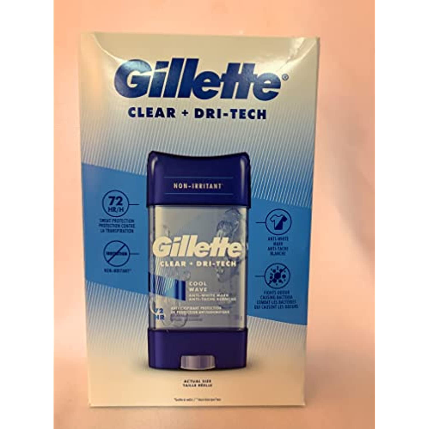 Gillette Endurance Clear Gel Deodorant, Cool Wave (3.8 Oz., 5 Pk.)Es