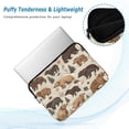 thumbnail image 5 of WOBOGO Brown Bear Laptop Sleeve 15.7 inch Lightweight Zipper Design Soft Padded Protection Against Scratches and Impacts, 5 of 8