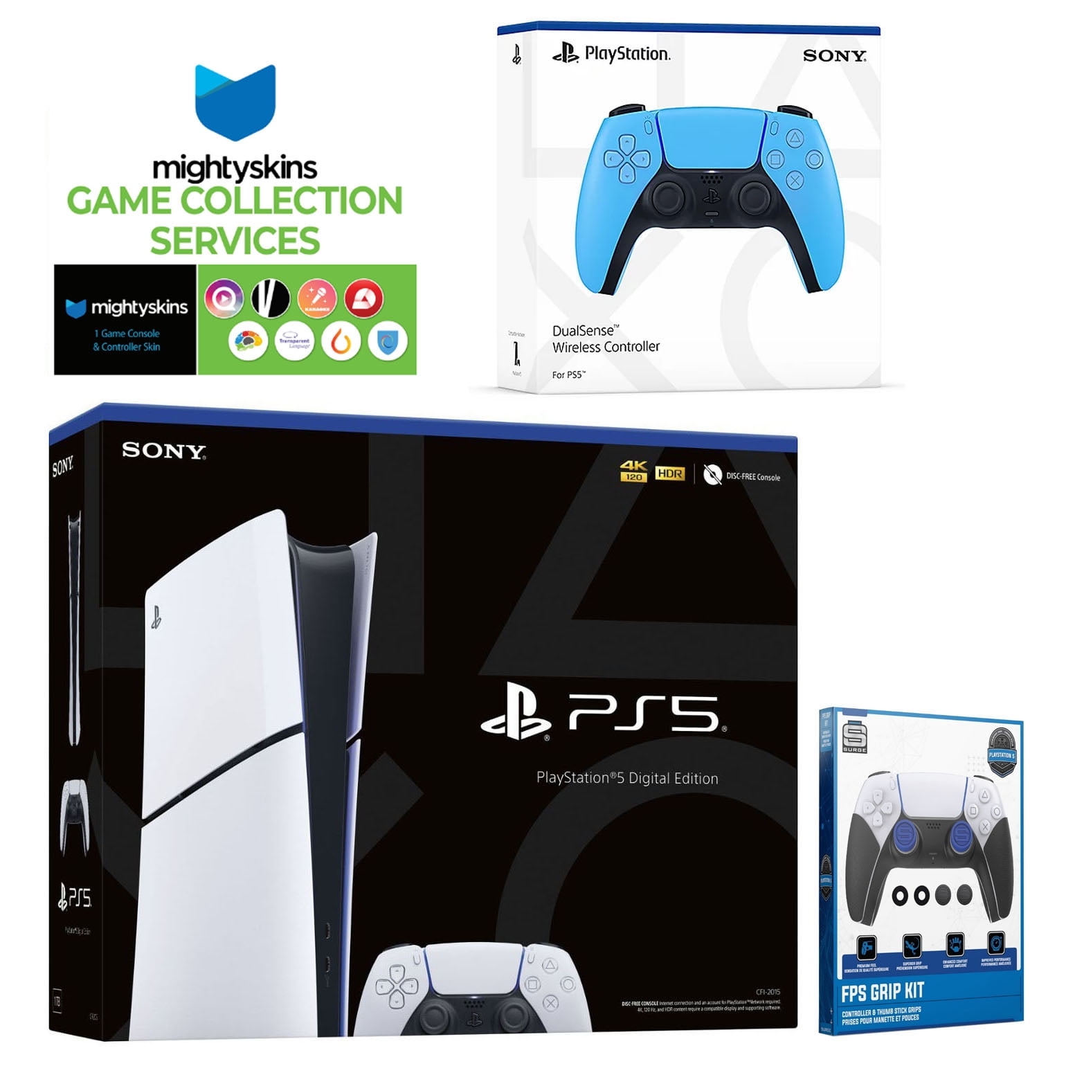 プレイステーション5 PS5 Pro 2TB Digital Console with $25 PNS Card & Accessories Kit