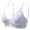 Light Blue, variant on Women's Non Wired Padded Full Cup Bra Without Underwire Seamless Bustier Bralette Breathable Soft Comfort Daily Wear,Size L
