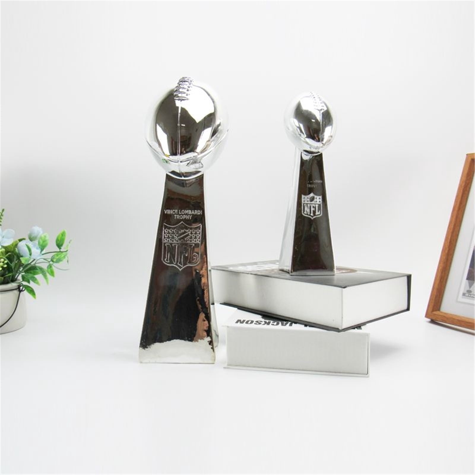 9inch Football Trophy Championship Trophy Football Birthday Gift Shiny Sports Award Decoration for Champions