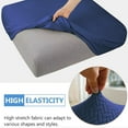 thumbnail image 6 of TOPCHANCES 6 Pack Patio Stretch Sofa Cushion Covers, Waterproof Outdoor Furniture Cushion Slipcovers Replacement Chair Seat Protector Covers, 6 of 8