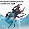 thumbnail image 3 of Realistic Large Rhinoceros Beetle Figurine Toy - Educational Insect Model for Kids' Science Projects & Nature Exploration, PVC Bug Toy (5.11" L), 3 of 7