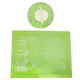 thumbnail image 2 of Ounissouiy Alfombrilla antiadherente para amasar, de postre, almohadilla de resina de silicona rodante para hornear con escamas, herramienta Type2, 2 of 6