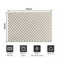 thumbnail image 5 of Beige and White Checkerboard Pattern Door Rugs,Washable Non Slip Door Mats Indoor,Decorative Door Mats,Entry Mat Indoor for Entrance,Bedroom,Kitchen,Bathroom,16"x24", 5 of 5
