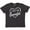 Vintage Black, variant on Inktastic I Love My Grandpa in White Chalk Heart Youth T-Shirt