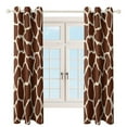 thumbnail image 4 of Animal Print Study Room Living Kitchen Bedroom For Blackout Curtain Printed 2 Panels, 4 of 6