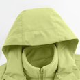 thumbnail image 5 of WTOBBY Ladies' Loose Comfortable Windproof Waterproof Fashion Outdoor Jacket, Designed for Hiking, Travel, and Breathable Comfort,Fluorescent Green L, 5 of 6