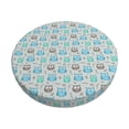 thumbnail image 2 of Round Bar Stool Seat Covers, Owl Elastic Round Chair Cover Stool Seat Slipcover Bar Stool Cushions Round Pad for 12-14 inch, 2 of 7