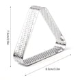thumbnail image 3 of 1pc, Triangle Cake Mold Ring (3.3''x2.9''), Perforated Mousse Cake Ring, Stainless Steel Cookie Cutters, Pancake Molds, Baking Tools, Kitchen Gadgets, Kitchen Accessories, Home Kitchen Items, 3 of 4