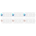 thumbnail image 4 of sweethay 16Pcs Flat Mixing Palette Polishing Round Tray Teacher Painting Universal Clear Acrylic Artist Professional Pigment Board Type1, 4 of 5