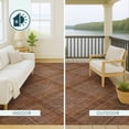 thumbnail image 4 of Addison Rugs Chantille Indoor/Outdoor Transitional Plaid Paprika Machine Washable Runner Rug, 2'3" x 7'6", 4 of 7