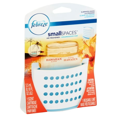 Febreze Small Spaces Hawaiian Aloha Liquid Air Freshener, 0.18 fl ... Febreze Small Spaces Hawaiian Aloha Liquid Air Freshener, 0.18 fl ...
