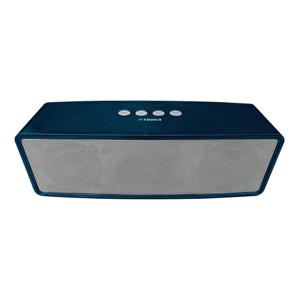 Fisher Portable Wireless Bluetooth Speaker, Builtin Mic, Sleek Design