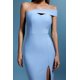 thumbnail image 5 of Vestido Dizzt, sin mangas, con un solo hombro, vendaje midi, 5 of 6