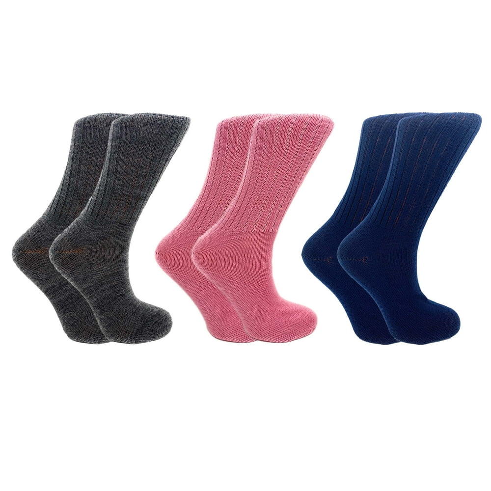 AWS/American Made Loose Fitting Socks for Women Soft Crew Socks 3