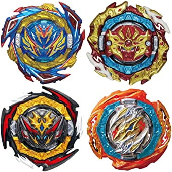 Bey Battle Burst Gyro Blade Toy Set 12 Spinning Tops 2 Two-Way Launcher Metal Fusion Attack Top Battling Game with Portable Box Gift for Kids Children Boys Ages 6+