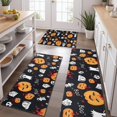 thumbnail image 2 of Classic Halloween Icons Pattern Kitchen Rugs Sets Of 3,Kitchen Runner Rugs Non Skid Washable,Decorative Kitchen Floor Mats for Kitchen,Sink,Laundry,17"x30"+ 17"x47" + 17"x59", 2 of 6