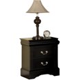 thumbnail image 2 of Clearance! Louis Philippe III Nightstand in Black 19503, 2 of 6