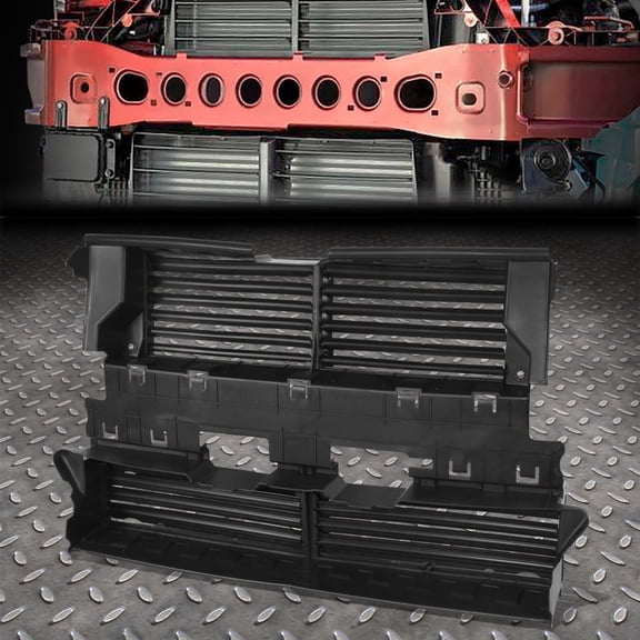 Nuvision for 13-16 Ford Fusion w/ Standard OE Style Air Intake Radiator Shutter Assembly