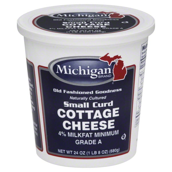 Michigan Brand 4 Milk Fat Old Fashioned Small Curd Cottage Cheese