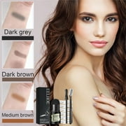 POINTERTECK Eyebrow Stamp Reusable Natural Brow Powder Stencil Kit for Makeup