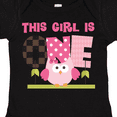 thumbnail image 4 of Inktastic Owl 1st Birthday Cute 1 Year Old Girl Girls Baby Bodysuit, 4 of 5