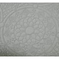 thumbnail image 3 of Chezmoi Collection Octavia 3-Piece Floral Medallion Reversible Cotton Quilt Set, 3 of 8