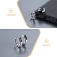 thumbnail image 3 of unbranded 1Par Aretes Huggie Negros Para Estilo Hip Hop Y, 3 of 8
