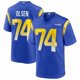 thumbnail image 1 of Camiseta de fútbol americano para adultos de #74 Merlin Olsen, 1 of 2