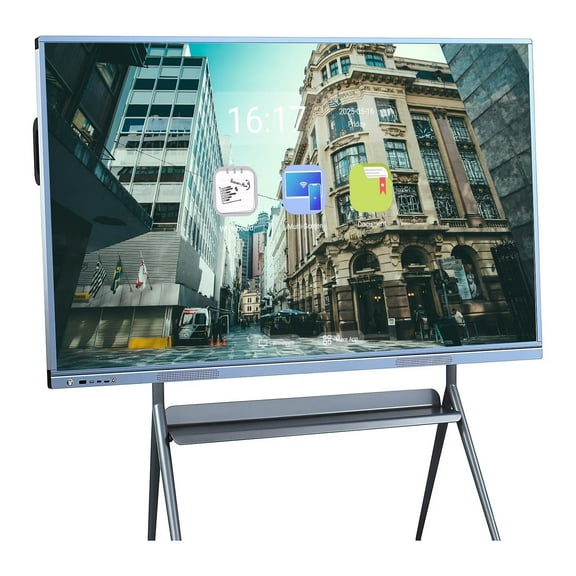 JYXCN 55-inch Smart Board 4K Touch Screen, Android 11 & Windows OPS, Conference Whiteboard for Office