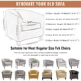 thumbnail image 4 of CHUNTIAN Club Chair Slipcover - Stretch Barrel Chair Covers, Tub & Armchair Covers, Removable Couch Furniture Protector for Living Room,17, 4 of 5
