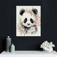 thumbnail image 4 of Nawypu  Young Panda Canvas Wall Art Animals Cute Baby Panda Canvas Poster Wall Art Decoration For Washing room Children's room Bathroom Office Home Decoration, 4 of 4