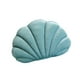 thumbnail image 4 of Almohada de terciopelo suave Strade Fareast Limited forma de concha marina rellena azul tamaño 40 x 25 cm, 4 of 8
